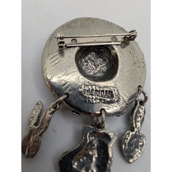 Sheridan Brooch Pin Sun Hat Bow Garden Tools Charms Gardening gift mother b'day - Picture 5 of 8